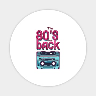 80's back cassette Magnet